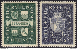 1939 Liechtenstein, N° 159/160 Serie Di Due Valori MNH/** - Autres & Non Classés
