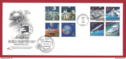 1989 Esposizione Mondiale Di Washington - Lettera Con Affrancatura USA-URSS - Andere & Zonder Classificatie