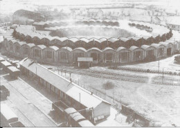 LA ROTONDE DE LA VILLETTE / RIORGES      (photo Léon DUPUY) - Eisenbahnen