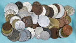 World Coins • Lot  > 50x • Pièces Du Monde • Less Common / Moins Courantes [24-699] - Collections & Lots