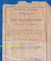 Médaille - Soldat Léon Joseph MERCIER 39e Régiment Tué à Aubigny En Artois Neuville Saint Waast WW1 Poilu Né à Caorches - 1914-18