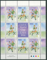 Ireland 1994 Football Soccer World Cup Sheetlet MNH - 1994 – États-Unis