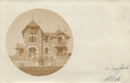 Mesnil Val - Carte Photo - La Villa SAMBINI - 1906 - Mesnil-Val
