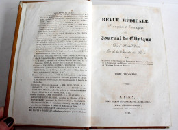 REVUE MEDICALE FRANCAISE & ETRANGERE ET JOURNAL CLINIQUE DE L'HOTEL DIEU 1825 T3 / ANCIEN LIVRE XIXe SIECLE (2603.141) - Gezondheid