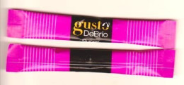 Stick De Sucre, Sugar " GUSTO DeBrio " (scan Recto-verso) [S142]_Di327 - Sugars