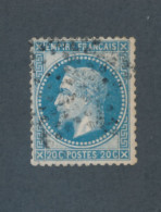 FRANCE - N° 29A OBLITERE AVEC ETOILE DE PARIS - 1867 - 1863-1870 Napoleone III Con Gli Allori