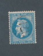FRANCE - N° 29A OBLITERE AVEC VARIETE SUR R ET E DE EMPIRE - 1867 - 1863-1870 Napoléon III Con Laureles