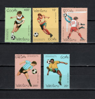 Laos 1993 Football Soccer World Cup Set Of 5 MNH - 1994 – USA