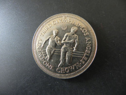 Isle Of Man 1 Crown 1984 - Olympic Games Los Angeles - Autres – Europe
