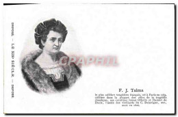 CPA Fantaisie Femme Talma Tragedien Ne A Paris En 1763 Theatre  - Teatro