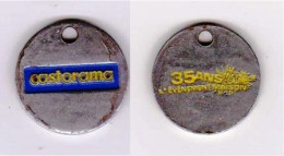 Jeton De Caddie  " CASTORAMA - 35 Ans " (scan Recto-verso) [D]_Je354 - Trolley Token/Shopping Trolley Chip