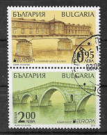 Bulgarien / Bulgaria  2018  Mi.Nr. 5360 /61 , EUROPA CEPT / Pontes / Brücken / Bridge - Gestempelt / Fine Used / (o) - 2018