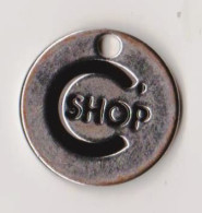 Jeton De Caddie " C'SHOP " [E]_Je342 - Trolley Token/Shopping Trolley Chip