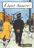 Tintin à St Nazaire. Plaquette 8 Pages 1996 - Oggetti Pubblicitari