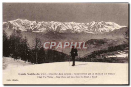 CPA Haute Vallee De Var Chaine Des Alpes Vue Prise De La Route De Beuil  - Andere & Zonder Classificatie