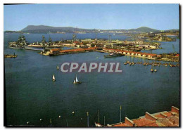 CPM Toulon Vue Sur La Darse Bateaux  - Toulon