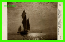 SHIP, BATEAUX - VOILIERS - P. JOBERT - MER ARGENTÉE - A.N. - SALON DE PARIS - - Voiliers