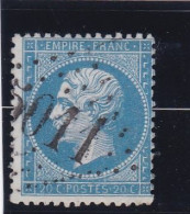 FRANCE - 1862 - NAPOLEON III DENTELE - N° 22 - OBLITERATION BATNA -  5011 - 1862 Napoléon III