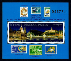 (A6) Hungary 1982: 10 Years Conference On European Security And Cooperation (CSCE) ** (MNH) - Idee Europee