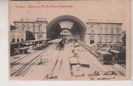 TORINO STAZIONE PORTA NUOVA  INTERNO TRENI TRAIN  VG  1904 - Andere & Zonder Classificatie