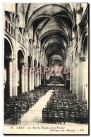 CPA Caen La Nef De L&#39Eglise De La Sainte Trinite Abbaye Aux Dames - Caen