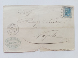 1874 - Timbro Numerale A Punti N°412 - Storia Postale