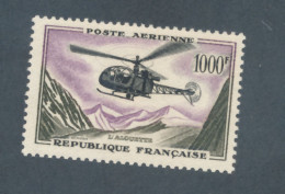 FRANCE - POSTE AERIENNE N° 37 NEUF* AVEC CHARNIERE - COTE : 46€ - 1957/59 - 1927-1959 Ungebraucht