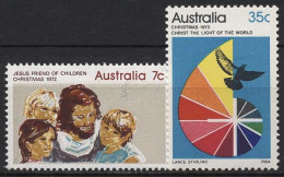 Australien 1972 Weihnachten 511/12 Postfrisch - Ungebraucht