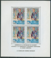 Dahomey 1967 EUROPAFRIQUE Adenauer Block 8 Postfrisch (C20104) - Sonstige - Afrika