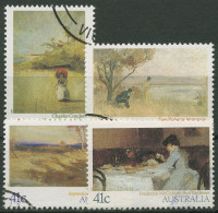 Australien 1989 Gemälde Des Impressionismus 1161/64 Gestempelt - Used Stamps