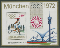 Senegal 1972 Olympische Sommerspiele München Block 10 Postfrisch (C29385) - Sénégal (1960-...)
