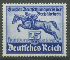 Deutsches Reich 1940 Das Blaue Band, Deutsches Derby 746 Postfrisch - Nuovi