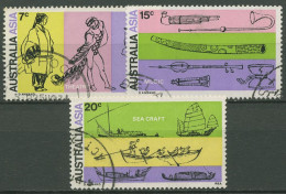 Australien 1971 Int. Orientalisten-Kongress Boote Musik 461/63 Gestempelt - Oblitérés