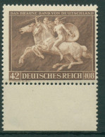 Deutsches Reich 1941 Galopprennen Braunes Band 780 Unterrand Postfrisch - Nuovi