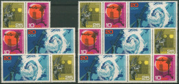 DDR 1968 Meteorologie 1343/45 ZD Alle Kombinationen Postfrisch (SG31179) - Se-Tenant