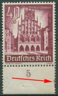 Deutsches Reich 1940 WHW Mit Plattennummer 759 Pl.-Nr. 1 Postfrisch, Vorgefaltet - Ongebruikt