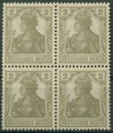 Deutsches Reich 1918 Germania 102 4er-Block Postfrisch - Ungebraucht