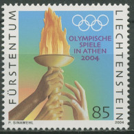 Liechtenstein 2004 Olympia Sommerspiele Athen Fackel 1347 Postfrisch - Unused Stamps