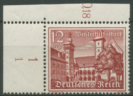 Deutsches Reich 1939 WHW Bauwerke Ecke Mit Formnummer 735 X FN 1 Postfrisch - Ongebruikt