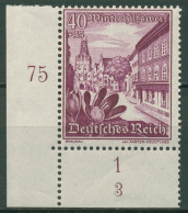 Deutsches Reich 1938 WHW Mit Formnummer 683 FN 3 Postfrisch, Rand Gefalzt - Unused Stamps