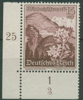 Deutsches Reich 1938 WHW Mit Formnummer 681 FN 3 Postfrisch, Rand Gefalzt - Unused Stamps