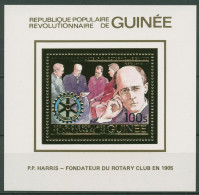 Guinea 1984 Rotary International Paul Harris Block 88 A Postfrisch (C29737) - Guinee (1958-...)