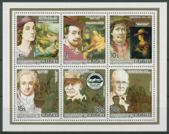 Guinea 1984 Persönlichkeiten Goethe Rubens Harris 973/78 A K Postfrisch (C29741) - Guinea (1958-...)