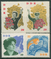 DDR 1963 Sowjetische Kosmonauten 993/96 Postfrisch - Ongebruikt