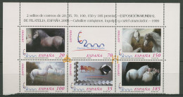 Spanien 1999 ESPANA Madrid Pferde 3512/17 ZD Postfrisch (C91724) - Blocs & Feuillets