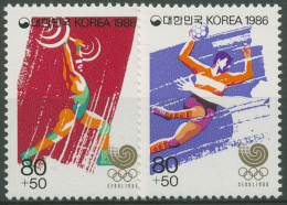 Korea (Süd) 1986 Olympia Sommerspiele'88 Seoul 1477/78 Postfrisch - Korea, South