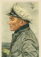AK Kapitänleutnant Günther Prien - Scapa Flow - Künstlerkarte Willrich - 2. WK  (69026) - War 1939-45