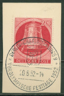 Berlin 1951 Freiheitsglocke, Klöppel Nach Links 77 Sonderstempel Briefstück - Oblitérés