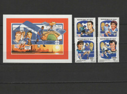 Mali 1994 Football Soccer World Cup, Space Set Of 4 + S/s MNH - 1994 – Vereinigte Staaten