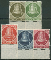 Berlin 1951 Freiheitsglocke Klöppel Nach Rechts Unterrand 82/86 UR Postfrisch - Unused Stamps